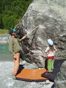 Boulderunterricht wie anno dazumal