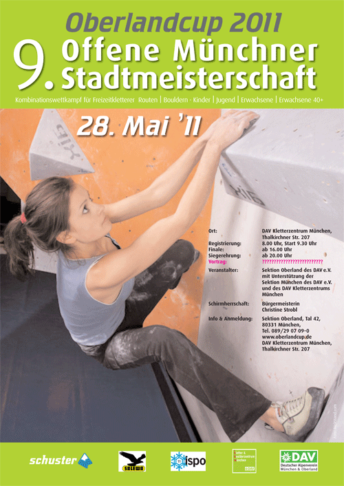 Erster Plakatentwurf mit Sarah; Photo: Nick Stand