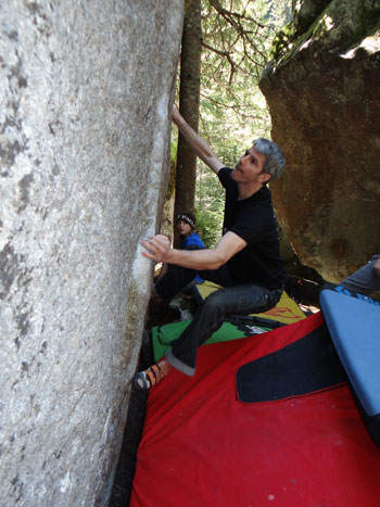 Nils macht Pablo Diablo (6A+), Foto: Jojo Melle