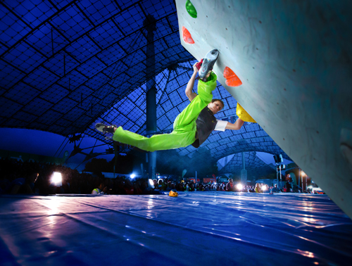 21.-23.8. Boulderweltmeisterschaft Olympiastadion; Foto: DAV 21.-23.8. Boulderweltmeisterschaft Olympiastadion; Foto: DAV