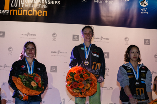Siegerehrung Damen; Foto: Marko Kost / DAV Siegerehrung Damen; Foto: Marko Kost / DAV