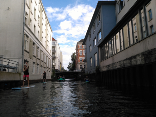 Manche Alsterkanäle haben einen Hauch von Venedig